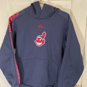 Cleveland Indians hoodie. Vintage. Chief Wahoo. Boys Large 14/16